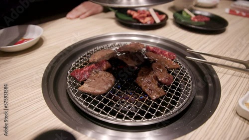 Japanese style BBQ restaurant. Yakiniku.