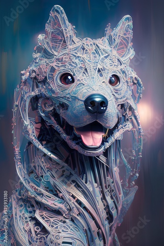 Cyborg dog photo