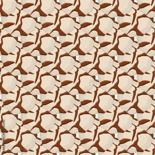 Pattern homemade cookie different taste in pastry biscuit
