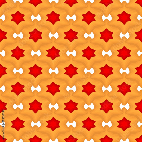Pattern homemade cookie different taste in pastry biscuit