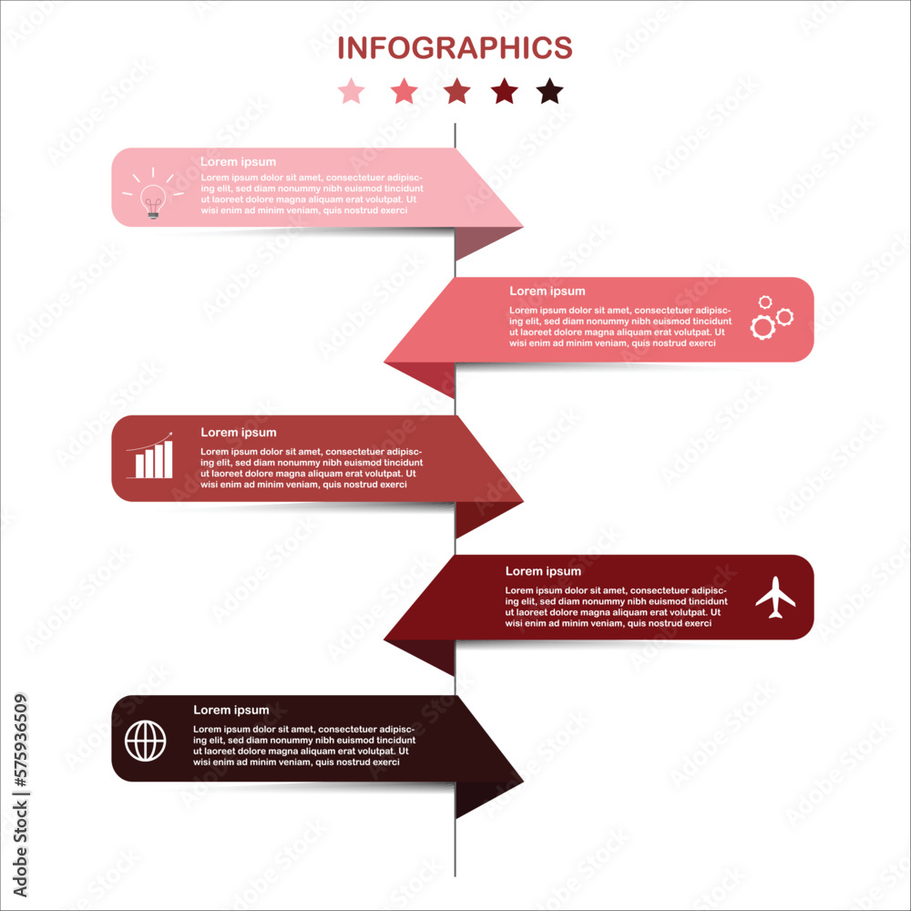 Business process graph, step to success diagram and chart illustration infographic vector Stock Illustration. Business process graph, step to success diagram and chart illustration infographic vector Stock Illustration.