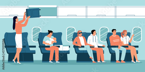 Inside The Airplane Composition