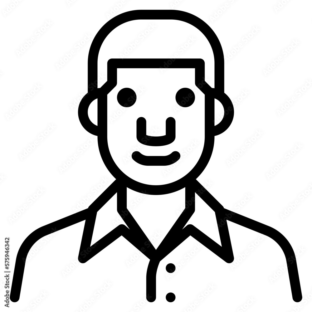 man outline icon man outline icon