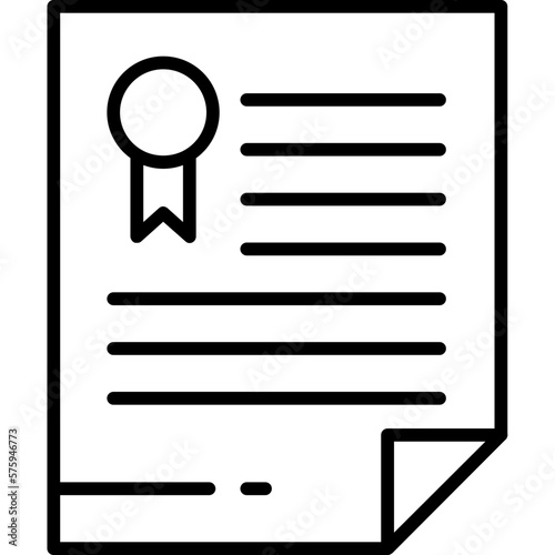 Certificate Icon