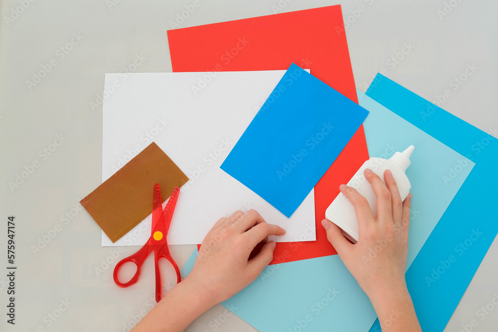 Foto de Balloon step by step instructions from colored paper. DIY ...
