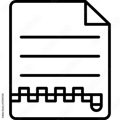 Zip File Icon