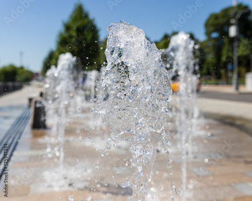 fountain in the city