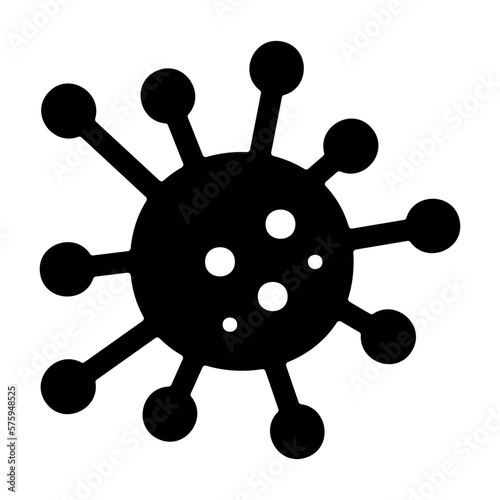 Virus corona vector illustration icon template design