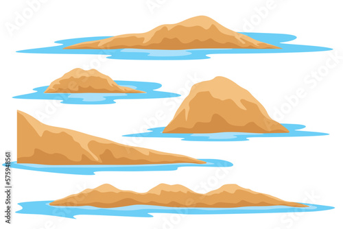 Set of islands in the middle of the sea