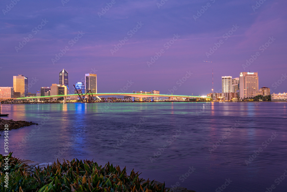 Fototapeta premium downtown Jacksonville FL 