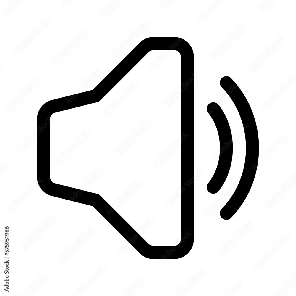 Vector volume, speaker, megaphone icon. Black, white background. Perfect for app and web interfaces, infographics, presentations, marketing, etc. Vector volume, speaker, megaphone icon. Black, white background. Perfect for app and web interfaces, infographics, presentations, marketing, etc.