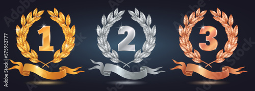 Award Wreaths Set