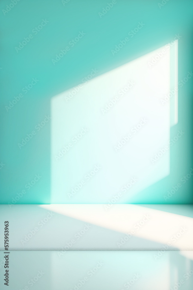 Fototapeta premium Studio Shot Product Display Indoor Vibrant Color Background for Beauty and Cosmetics Products..
