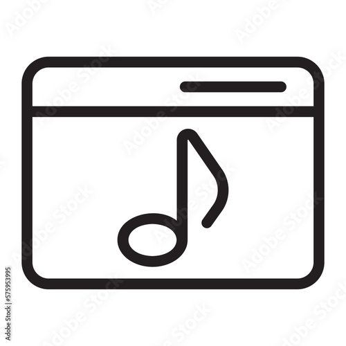 music line icon