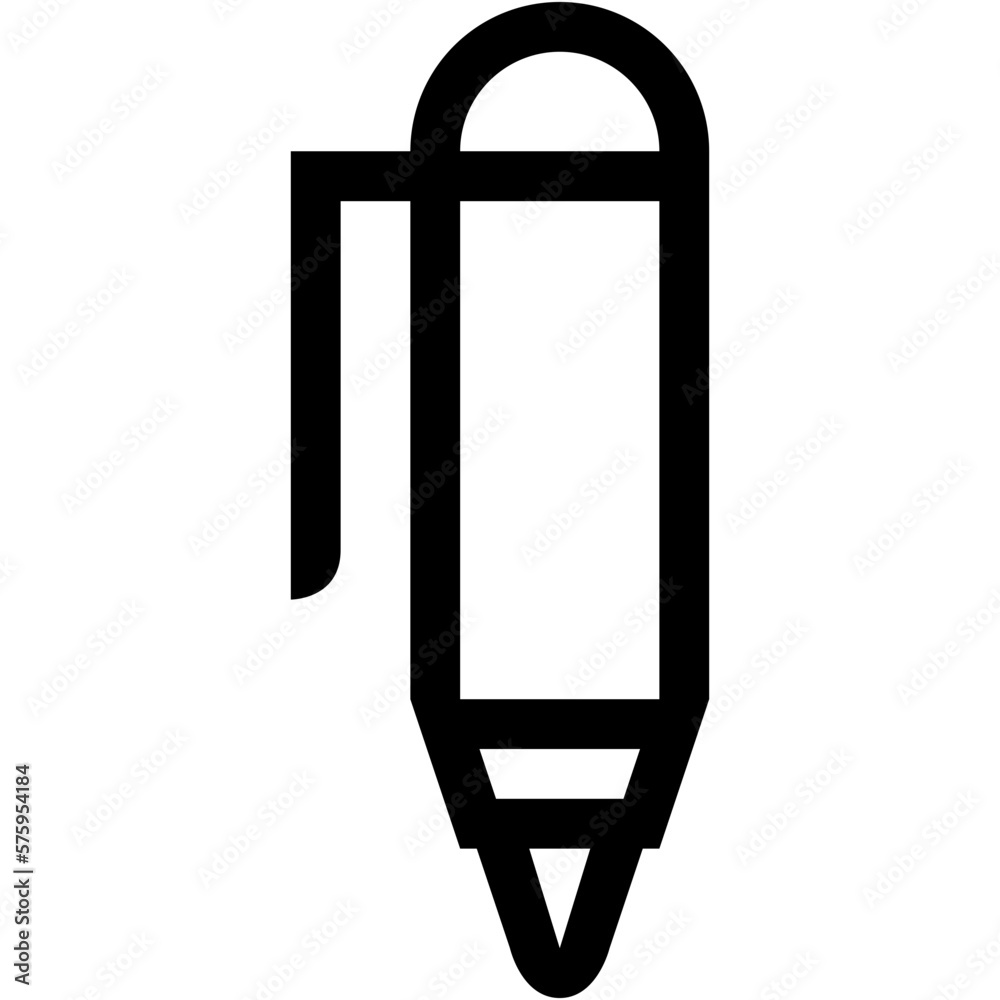 Ballpoint Pen Line Icon Ballpoint Pen Line Icon