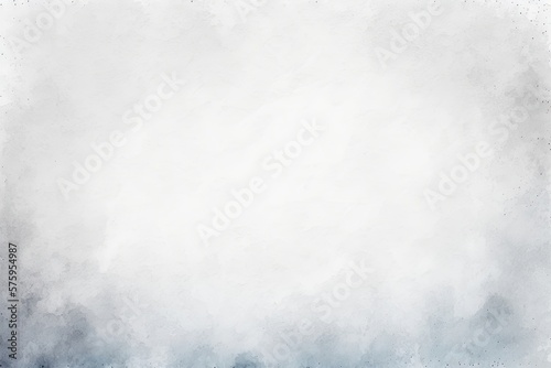 Abstract white watercolor paint background. Generative AI