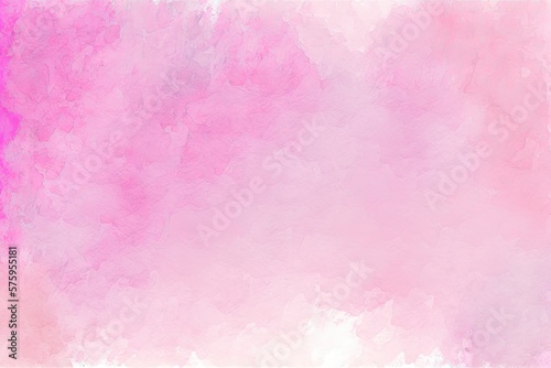 Abstract pink watercolor paint background. Generative AI © AdriFerrer