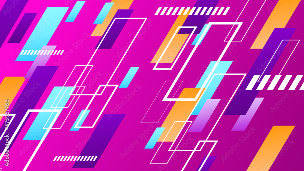 Abstract Geometric Background with Vibrant Colors Abstract Geometric Background with Vibrant Colors