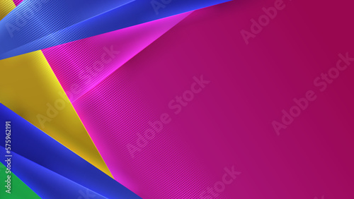 Colorful vibrant geometric modern abstract vector background with creative dynamic and stylish geometric composition