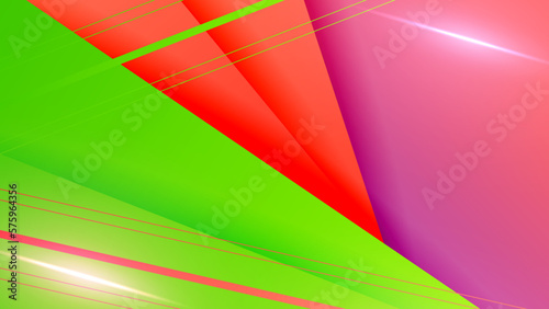 Colorful vibrant geometric modern abstract vector background