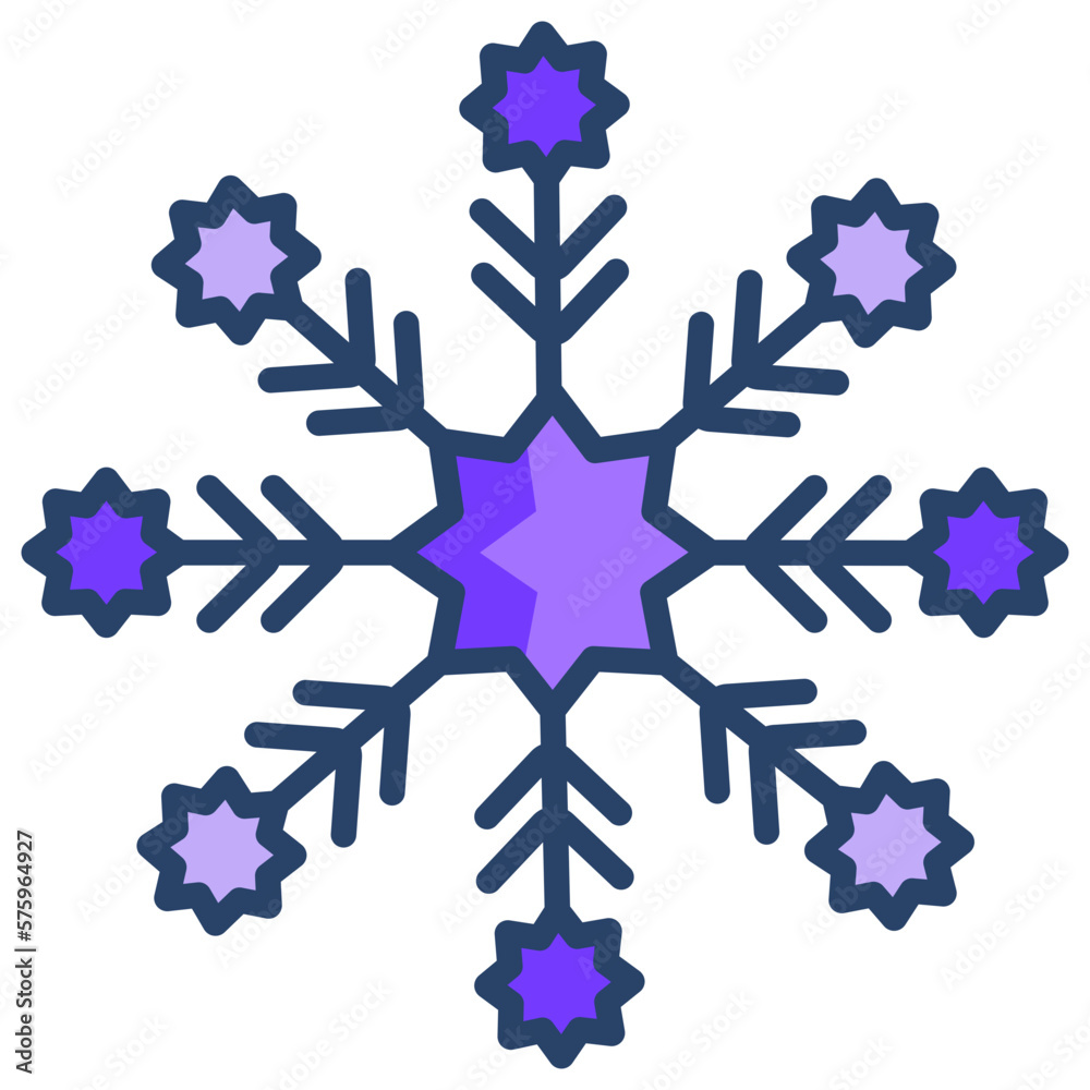 Fototapeta premium Snowflake icon