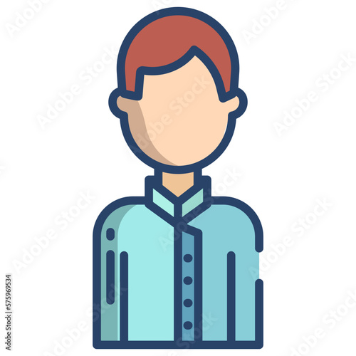 Massager man icon