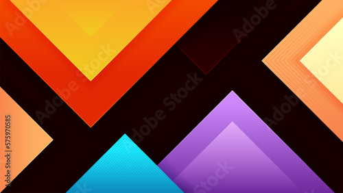 Abstract background soft gradient color and dynamic shadow on background .Vector background for wallpaper banner. Eps 10