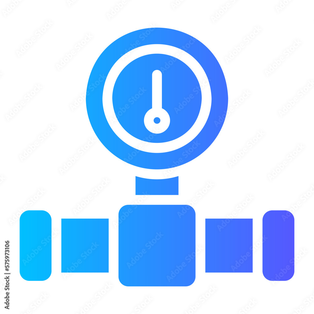 pressure gauge gradient icon pressure gauge gradient icon