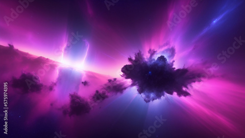 幻想的な宇宙　エフェクト　スモーク　霧