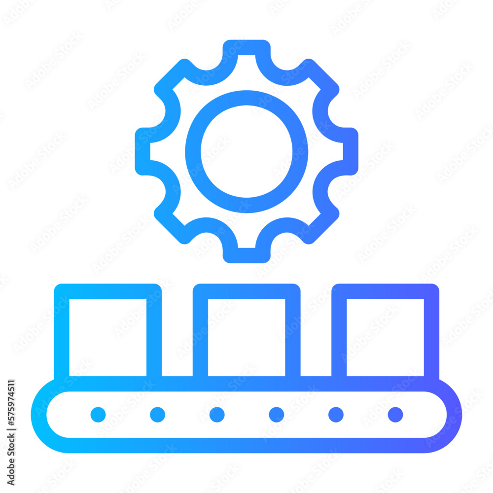 manufacture gradient icon