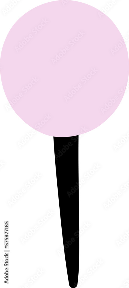Pushpin Or Drawing Pin Illustration Pushpin Or Drawing Pin Illustration