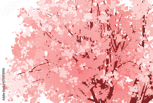 背景イラスト_桜の背景