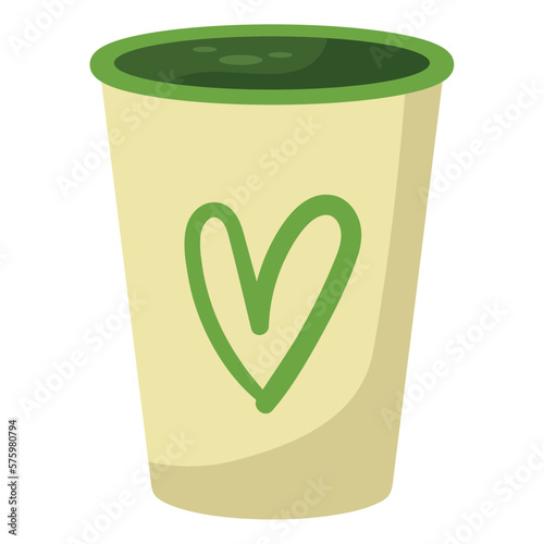 takeaway cup matcha