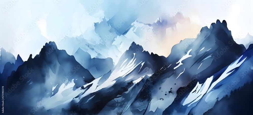 Solid watercolor background