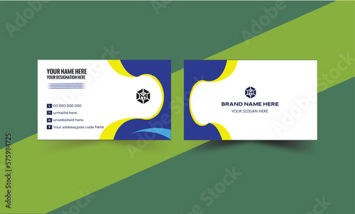 Excellent Luxury business card, Elegant business card, Vector business card and template, Clean and simple layout, Personal use business card. Futuristic modern business card.
