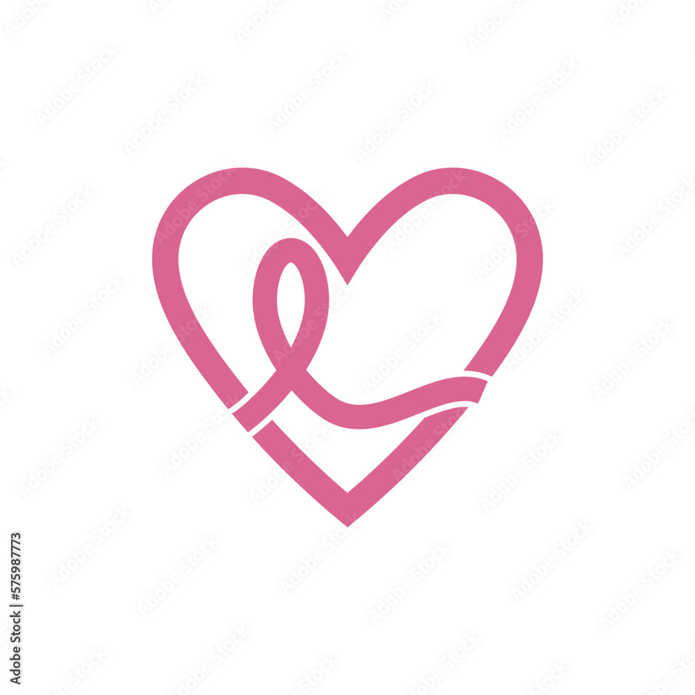 Breast cancer awareness,ribbon logo Breast cancer awareness,ribbon logo