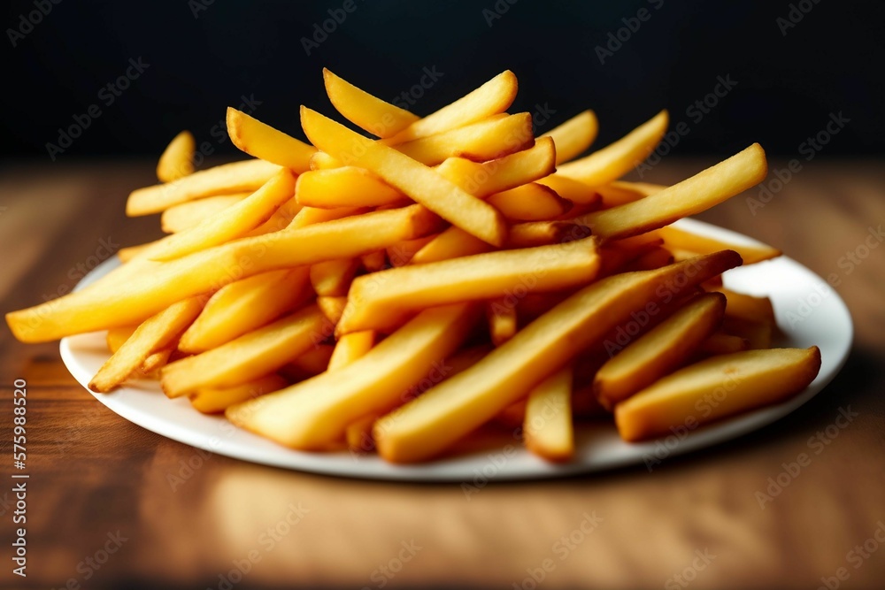 French fries. Generative AI French fries. Generative AI