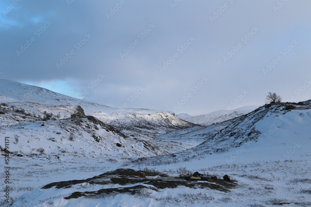 Winterlandschaft in Norwegen, Hardangervidda Winterwonderland Winterlandschaft in Norwegen, Hardangervidda Winterwonderland