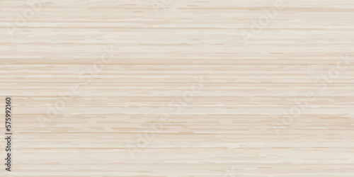 Fototapeta Naklejka Na Ścianę i Meble -  Vector plywood realistic texture. Wood sheet background. Wooden wall striped surface, close up. Brown board line pattern close up, top view