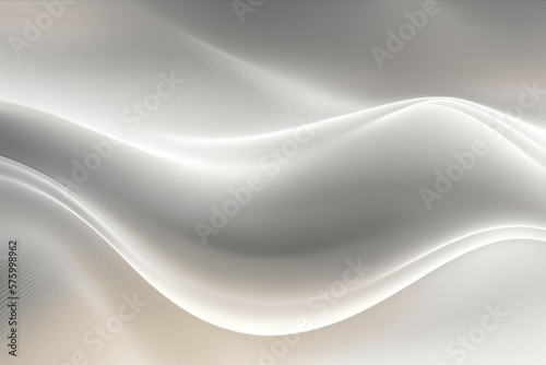 Light Background Waves Design with dune like graphic elements in light white gray beige colors. Perfect for business cards  flyers design or brochures. Ai generated