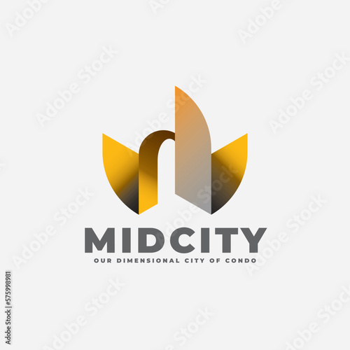 Modern M Interior and W Architecture Foundation Logo