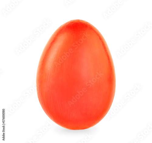 Red Easter egg. Isolated
