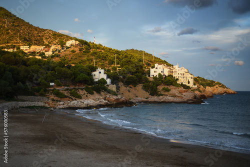 Mediterranean scenery in Sitges, Barcelona