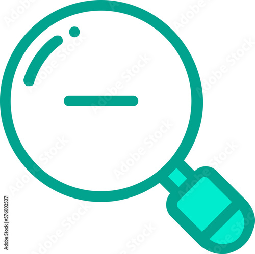 Zoom Out Color Icon