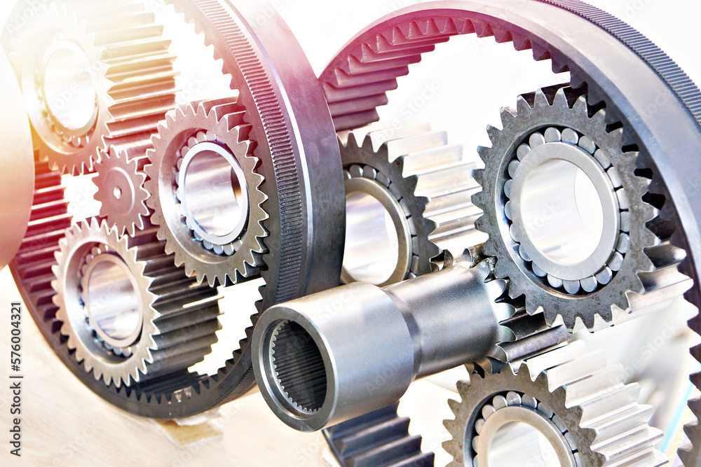 Epicyclic planetary gearing metal gears Epicyclic planetary gearing metal gears