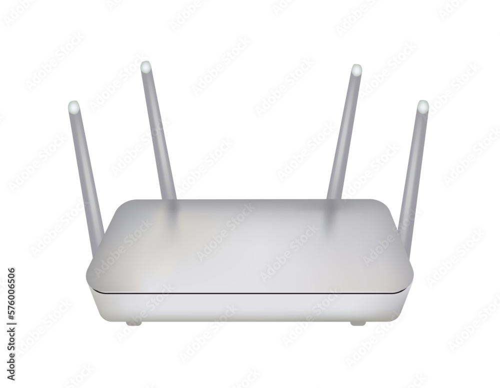 Wireless internet router. vector illustration Wireless internet router. vector illustration