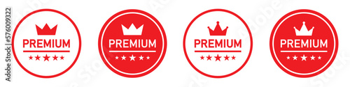 Premium quality label icon. Premium product icon, vector illustration