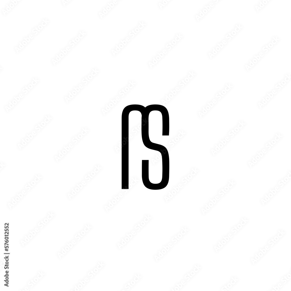 modern logo design form the letters P and S. suitable for business logos modern logo design form the letters P and S. suitable for business logos