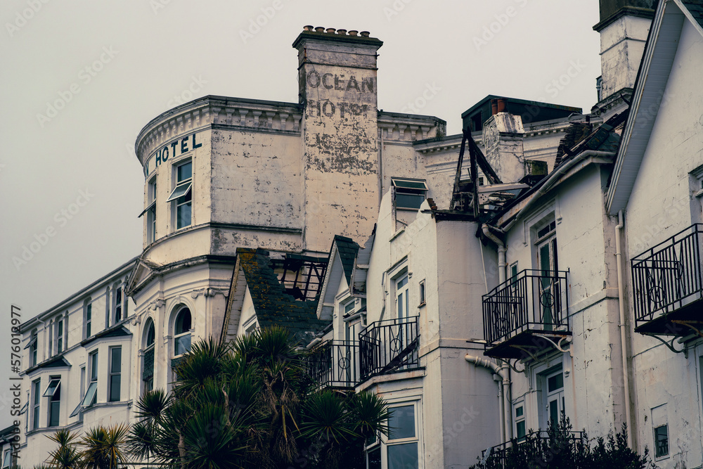 Southampton, Hampshire, England -abandoned hotel