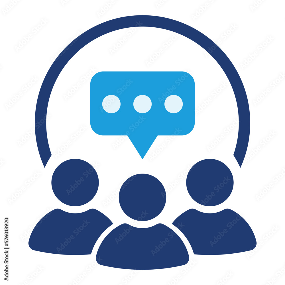Community people network icon vector Community people network icon vector